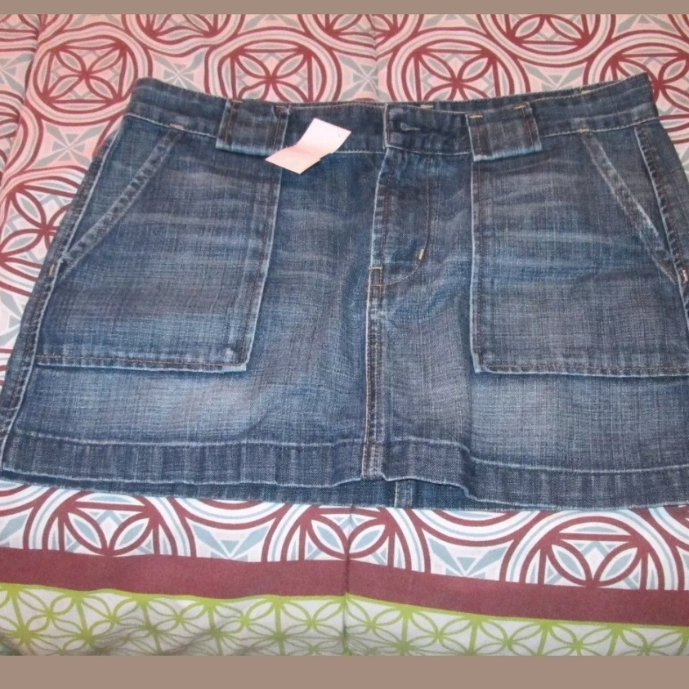 Pre-owned Women's 7 For All Mankind Denim Skirt
